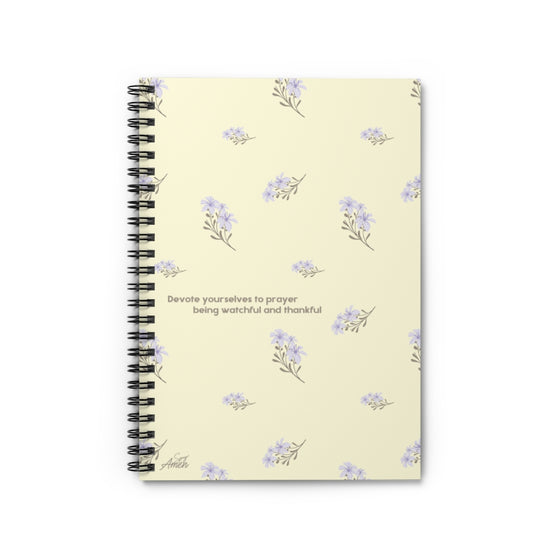 Devote Yourself to Prayer Lavender Prayer Journal