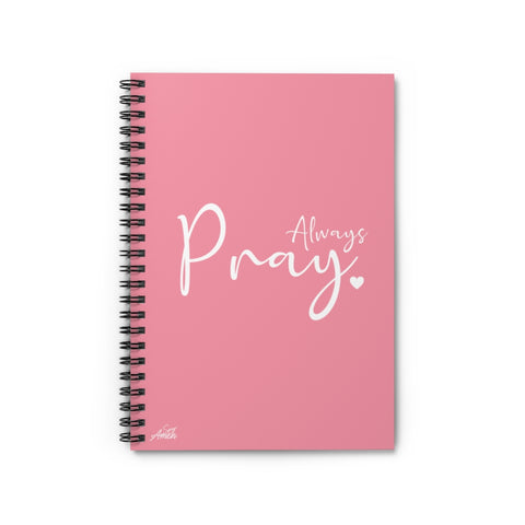 Always Pray Simple Prayer Journal (Pink)
