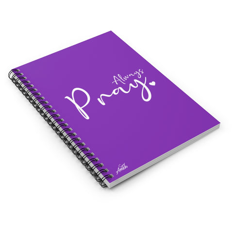 Always Pray Simple Prayer Journal (Purple)