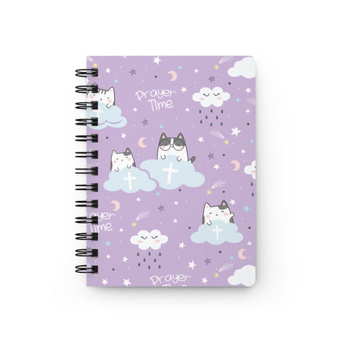 My Little Prayer Book Cat Clouds (Purple)