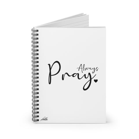 Always Pray Simple Prayer Journal (White)