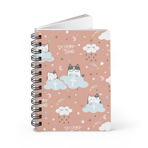 My Little Prayer Book Cat Clouds (Mauve)