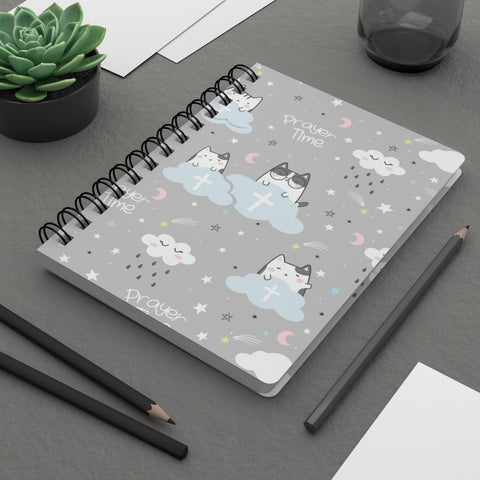 My Little Prayer Book Cat Clouds (Grey)