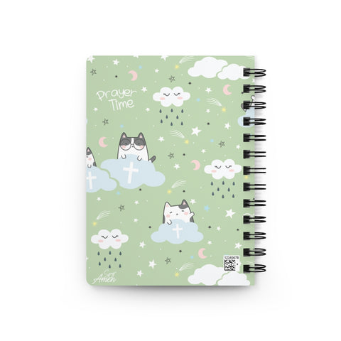 My Little Prayer Book Cat Clouds (Green)